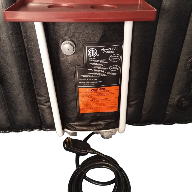 ALEKO 120 Volt 2 Person 130 Jet Oval Inflatable Hot Tub & Reviews